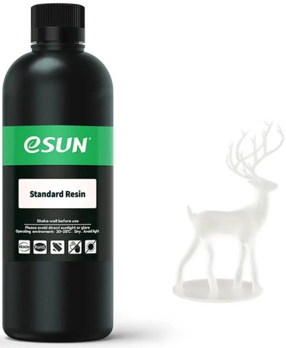 Фотополімерна смола eSUN Standard Resin 1kg Transparent (STANDARD-T1)