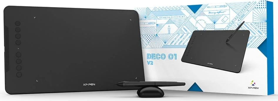 Фото: Графічний планшет XP-Pen Deco 01V2 Black № 11 | KTC