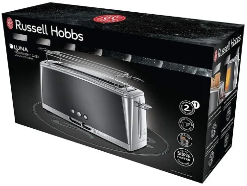 Фото: Тостер Russell Hobbs Luna Moonlight Grey (23251-56) № 5 | KTC