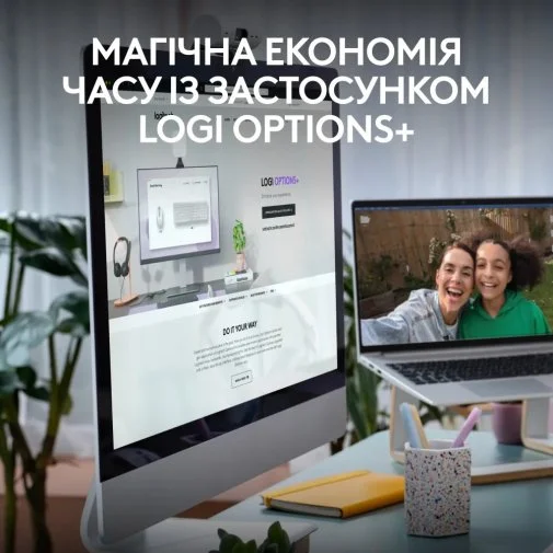 Фото: Комплект клавіатура+миша Logitech Signature Slim Combo MK950 Off White (920-012491) № 16 | KTC