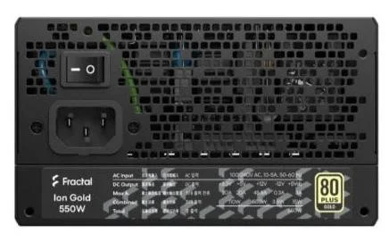 Фото: Блок живлення FRACTAL DESIGN 550W Ion (FD-P-IA2G-550-EU) № 14 | KTC