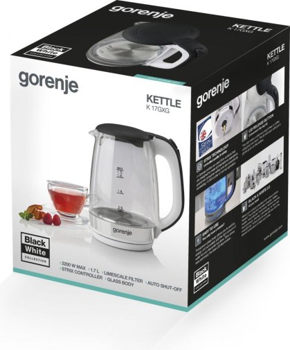 Електрочайник Gorenje K17GXG