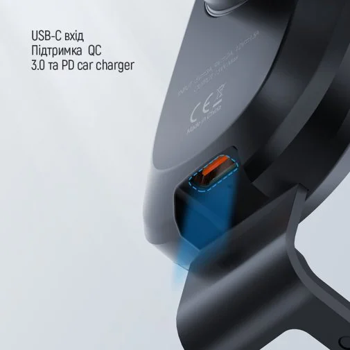 Фото: Кріплення для мобільного телефону ColorWay Air Vent Car Wireless Charger 15W Black (CW-CHAW038Q-BK) № 18 | KTC
