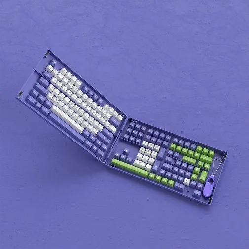 Фото: Набір кейкапів Akko Periwinkle Very Peri Fullset Keycaps (6925758618595) № 11 | KTC