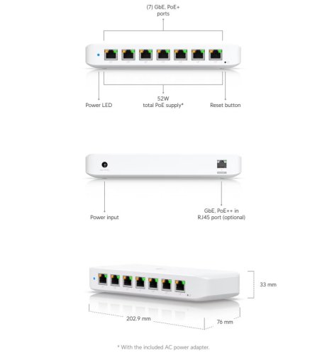 Комутатор Ubiquiti Ultra 60W (USW-ULTRA-60W)