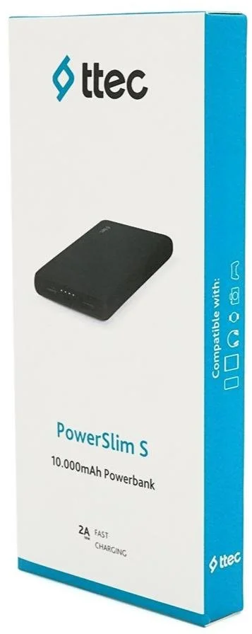 Фото: Батарея універсальна Ttec PowerSlim S 10000mAh Black (2BB135S) № 7 | KTC