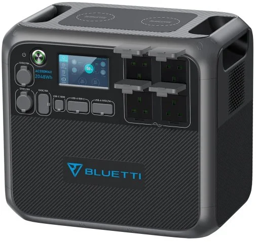 Фото: Зарядна станція Bluetti AC200MAX 2200W UK Standard розетки + Перехідники № 8 | KTC