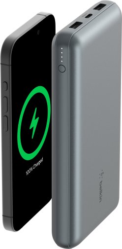 Батарея універсальна Belkin BoostUP Charge 10000mAh 15W Grey (BPB011BTGY)