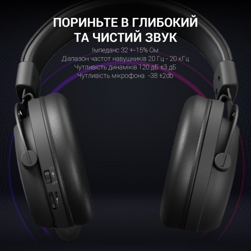 Гарнітура GamePro HS1260BT Black