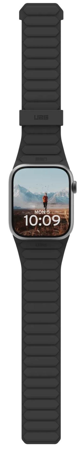 Ремінець UAG for Apple Watch Ultra 2/Ultra 49/45/44/42mm - Pathfinder Black/Titanium (194161114036)