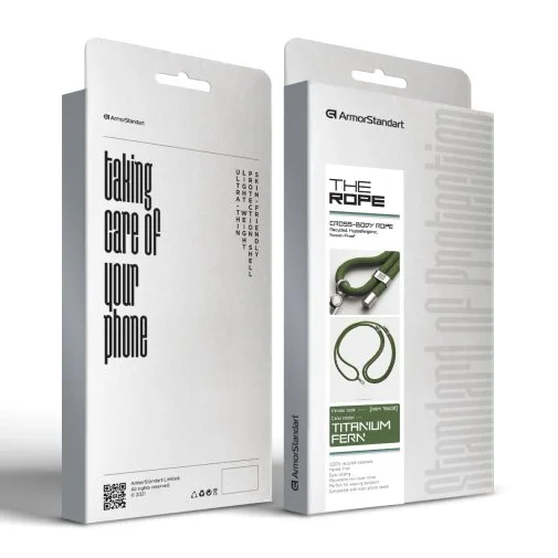 Фото: Ремінець для смартфону ArmorStandart Rope Titanium Fern with Clear holder (ARM76102) № 12 | KTC