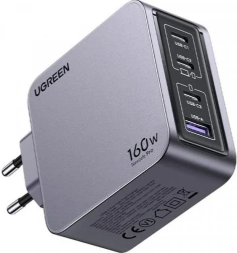 Фото: Зарядний пристрій UGREEN Nexode Pro X763 GaN 160W Gray (25877) № 8 | KTC