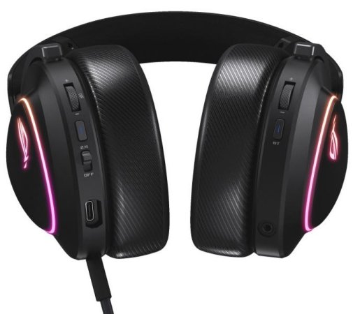 Гарнітура ASUS ROG Delta II Wireless Black (90YH03W0-BHUA00)