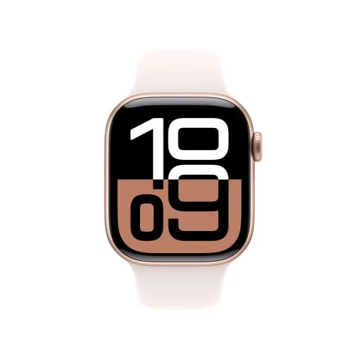 Фото: Смарт годинник Apple Watch Series 10 GPS 42mm Rose Gold Aluminium Case with Light Blush Sport - S/M (MWWH3) № 11 | KTC
