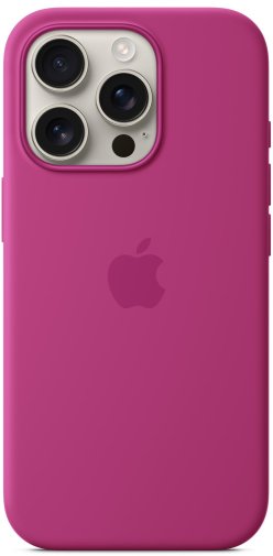 Чохол Apple for iPhone 16 Pro - Silicone Case with MagSafe Fuchsia (MYYN3)