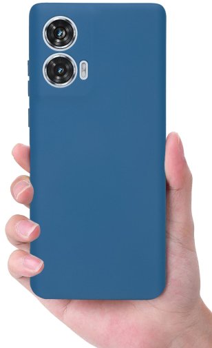 for Motorola Edge 50 Fusion - Icon Case Camera Cover Blue