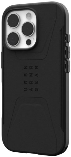 Чохол UAG for Apple iPhone 16 Pro - Civilian Magsafe Black (114444114040)