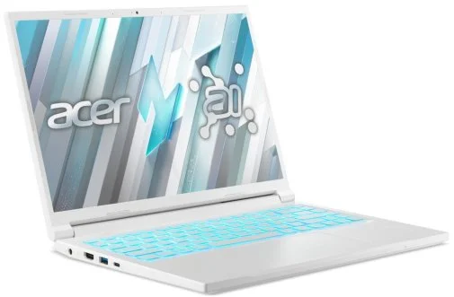 Фото: Ноутбук Acer Nitro V 14 ANV14-61-R3WX NH.QU6EU.002 White - 14.5" IPS 120 Гц / AMD Ryzen 5 / 8645HS / DDR5 16 ГБ / PCI-E SSD 512 ГБ / GeForce RTX 2050 № 10 | KTC
