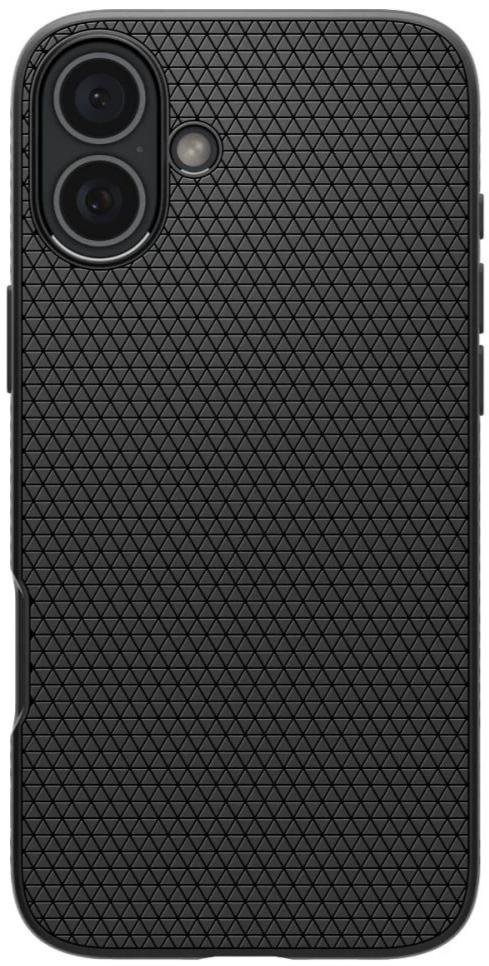 Чохол Spigen for Apple iPhone 16 - Liquid Air Matte Black (ACS08194)