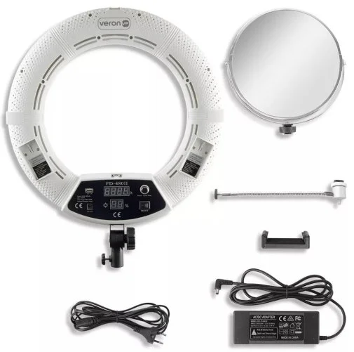 Фото: Світлодіодне селфі-кільце Veron FD-480 II LSD 96W White № 10 | KTC