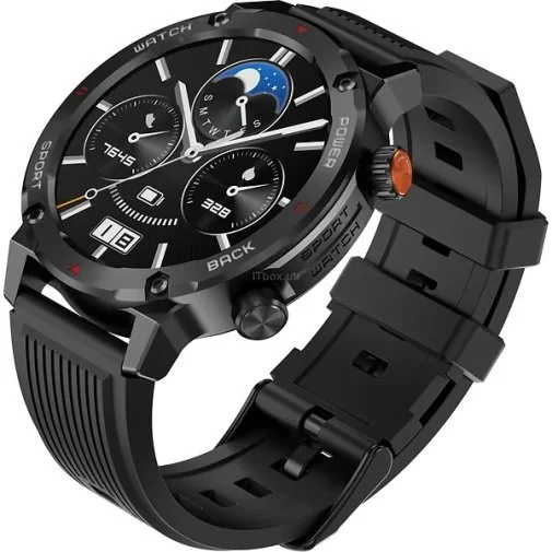 Фото: Смарт годинник iMiki D2 Black Silicone Strap № 12 | KTC