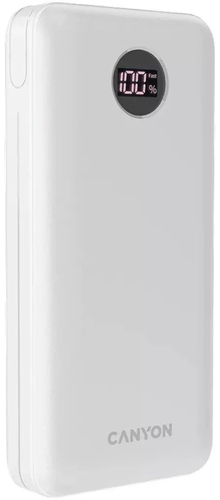Фото: Батарея універсальна Canyon PB-2002 20000mAh 20W White (CNE-CPB2002W) № 7 | KTC