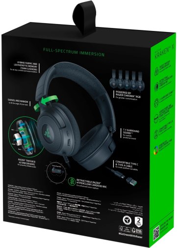 Гарнітура Razer Kraken V4 X Black (RZ04-05180100-R3M1)