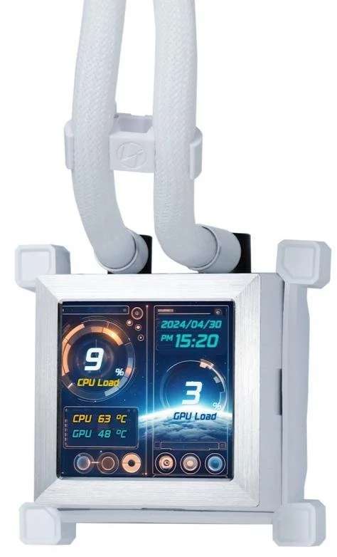 Фото: Система рідинного охолодження Lian-Li HydroShift LCD 360S White (G89.GHSLCD36SW.00) № 9 | KTC