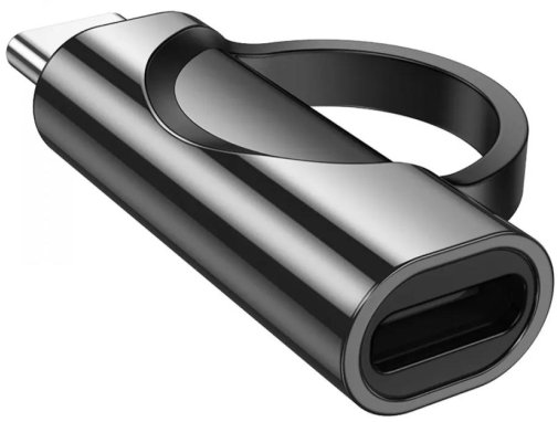 Перехідник Hoco USB-C / Lightning Black (UA32A)