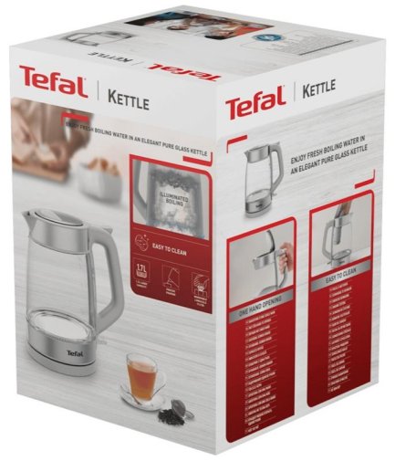 Електрочайник Tefal Glass Kettle (KI605B30)