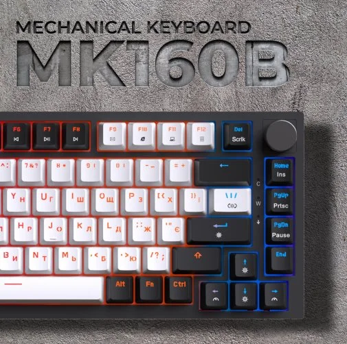 Фото: Клавіатура GamePro MK160B RGB USB Black № 40 | KTC