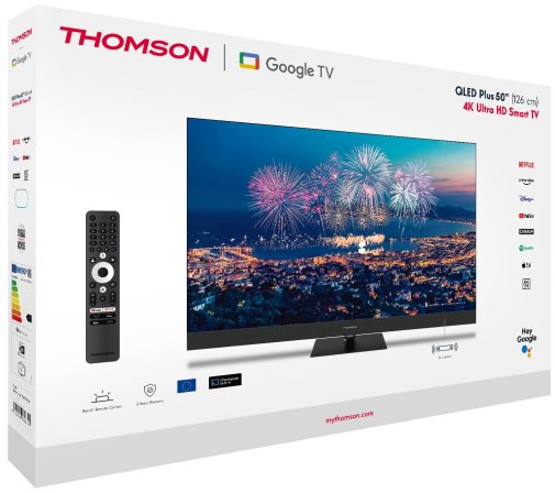 Телевізор QLED Thomson 50QG6C14 (Google TV, Wi-Fi, 3840x2160)