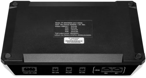 Фото: ДБЖ Yepo Mini DC-UPS 20000mAh 36W White/Black (6980229112545) № 28 | KTC
