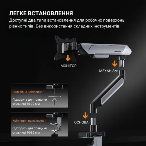 Фото: Кронштейн Anda Seat Stealth Pro II RGB Black (AD-W-A9X-1S-BB) № 33 | KTC