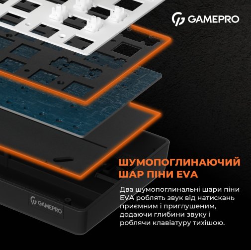  Клавіатура GamePro MK130R RGB Black