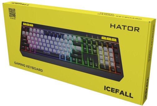 Клавіатура Hator Icefall Black (HTK401UA)