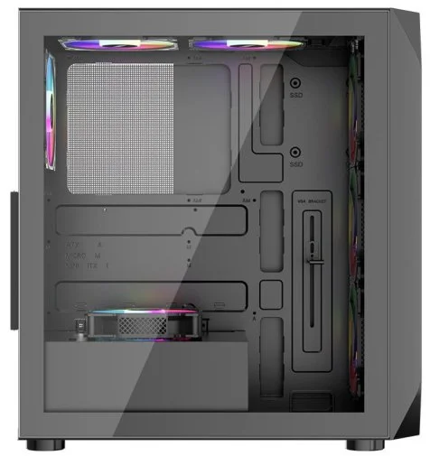 Фото: Корпус 1stPlayer AY7-4F1 Black with window № 11 | KTC