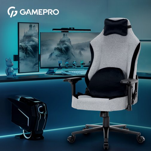  Крісло GamePro GC715DG Fabric Grey