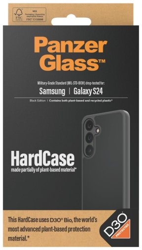 Чохол PanzerGlass for Samsung S24 - HardCase with D3O Black (PG_1216)