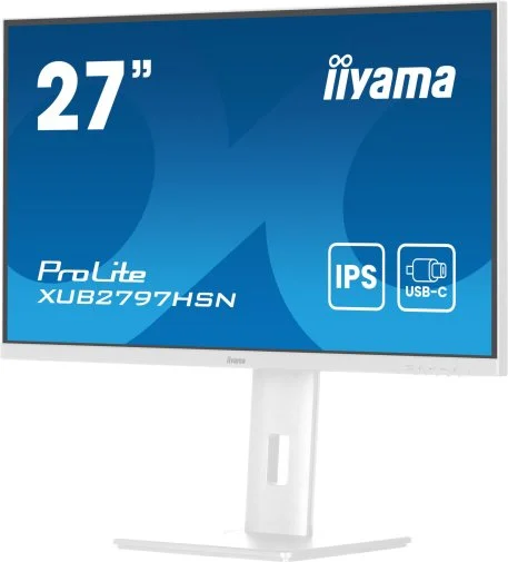 Фото: Монітор iiyama XUB2797HSN-W2 White - 27" IPS / 1920×1080 / 100 Гц / Adaptive Sync / Pivot / HAS № 15 | KTC