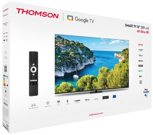 Телевізор LED Thomson 75UG5C14 (Google TV, Wi-Fi, 3840x2160)