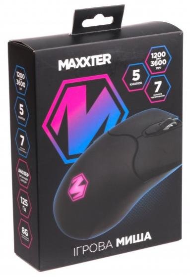 Миша Maxxter McG-6B-I603 USB Black