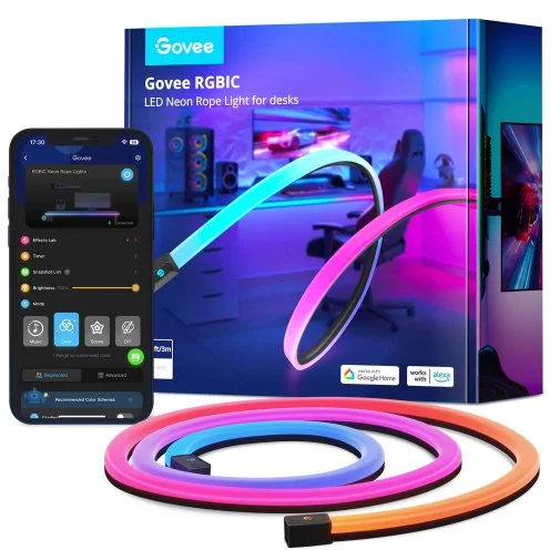 Фото: LED-стрічка Govee H61C3 Neon Gaming Table Light 3m WI-FI/Bluetooth White (H61C33D1) № 18 | KTC