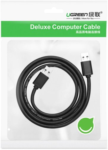 Кабель UGREEN US102 AM / AM 1.5m Black (UGR-10310)