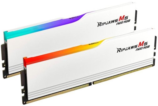 Оперативна пам’ять G.SKILL Ripjaws M5 Neo RGB EXPO White DDR5 2x16GB (F5-6400J3240G16GX2-RM5NRW)