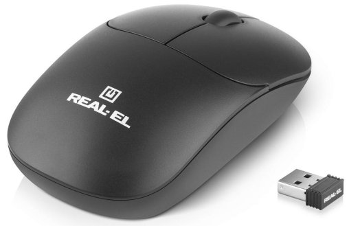 Миша Real-EL RM-311 Wireless Black (EL123200041)