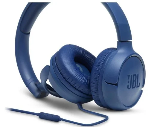 Фото: Навушники JBL T500 Blue (JBLT500BLU) № 12 | KTC