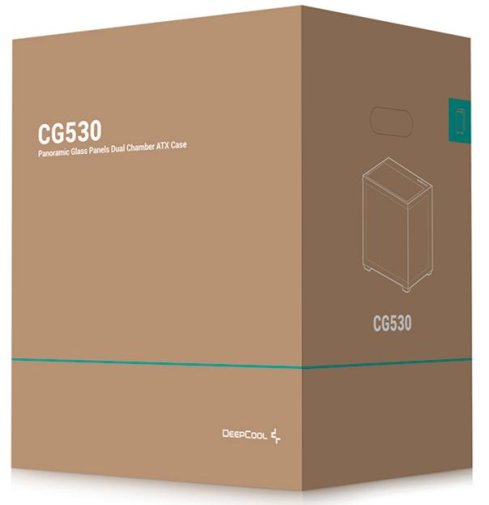 Корпус Deepcool CG530 Black with window (R-CG530-BKNDA0-G-1)