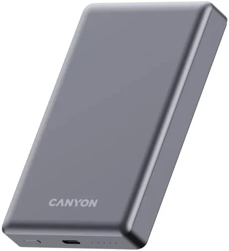 Фото: Батарея універсальна Canyon OnPower 510 Slim Magsafe 10000mAh 20W Dark Grey (CNS-CPB510DG) № 8 | KTC