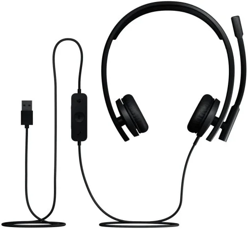 Фото: Гарнітура Logitech H570e Stereo USB-A Teams version Black (981-001430) № 19 | KTC